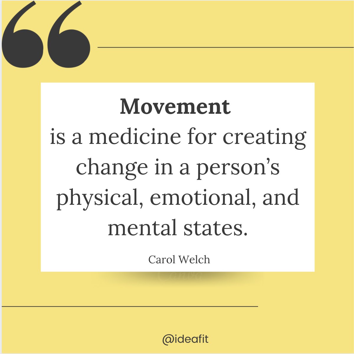 ideafit's tweet photo. Exercise = Happiness 😊 

#NationalWellnessMonth https://t.co/sgNhPaTSRg
