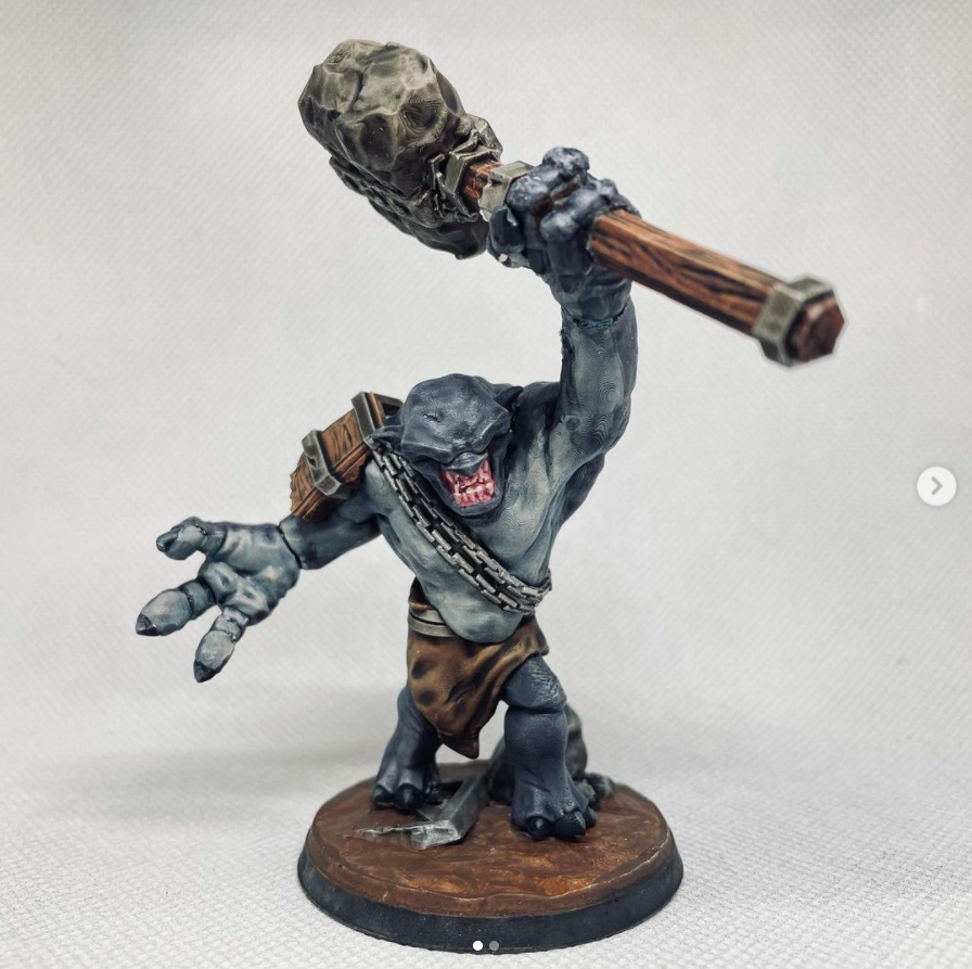 PrintingEverOn's tweet photo. 🔦Community Spotlight!
Check out @mranderson3dprints epic cave troll!
A menacing looking mini when put down on the tabletop!

You can grab this troll and the rest of the Mines of Maznar here:
🔗 https://t.co/pqwXTyOszB https://t.co/vGhiLPpFEq