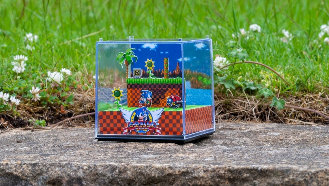 Green Hill Zone Papercraft - Colaboratory