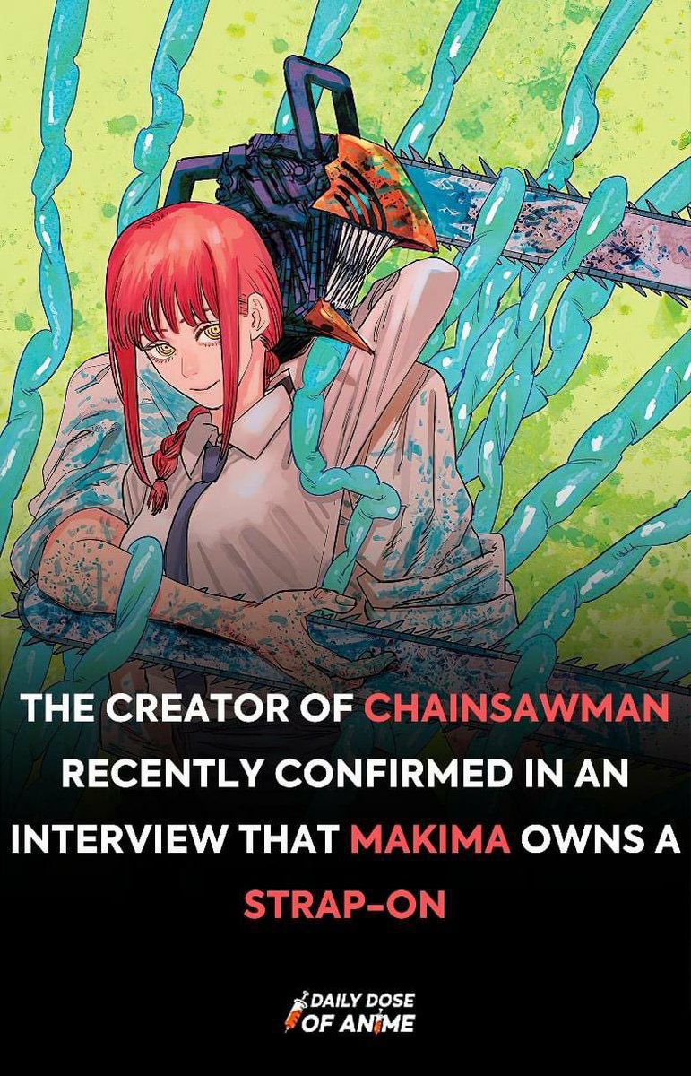 DokimaArt's tweet photo. Makima strapon is cannon 💦 https://t.co/0LvNkjKhLJ