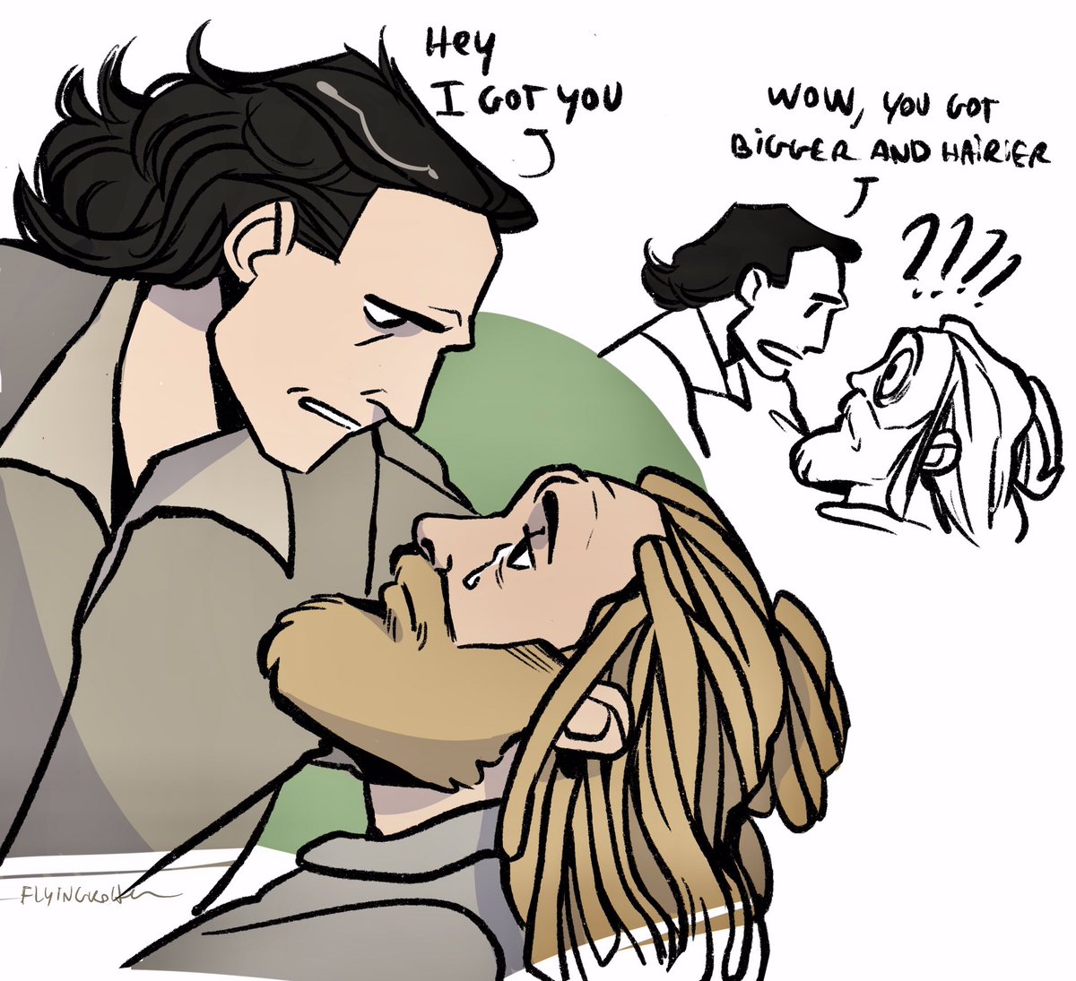 RT @CamilleCailloux: Okay but what if Loki comes back to Thor to help him get through depression https://t.co/DoFEIu5Rro