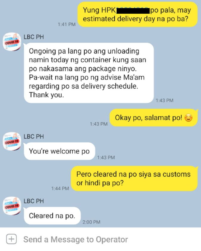 LoveShopPH's tweet photo. [ #LoveShopPHUpdates ]

Hello! New updates for DFTF albums~~

box was cleared na po from cust0ms &amp; currently waiting na lang na madeliver sa ph address namin. we cannot send shipping emails tonight, we are going to do estimates pa po. kindly wait for it na lang po, thank you 💛💜 https://t.co/LJcC25xwn2