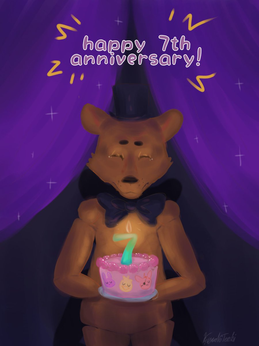 AngelskyMichael's tweet photo. Happy Birthday FNaF!

-
#fnaf #fivenightsatfreddys #freddyfazber #Five_Nights_At_Freddys https://t.co/K3X1UxWB99