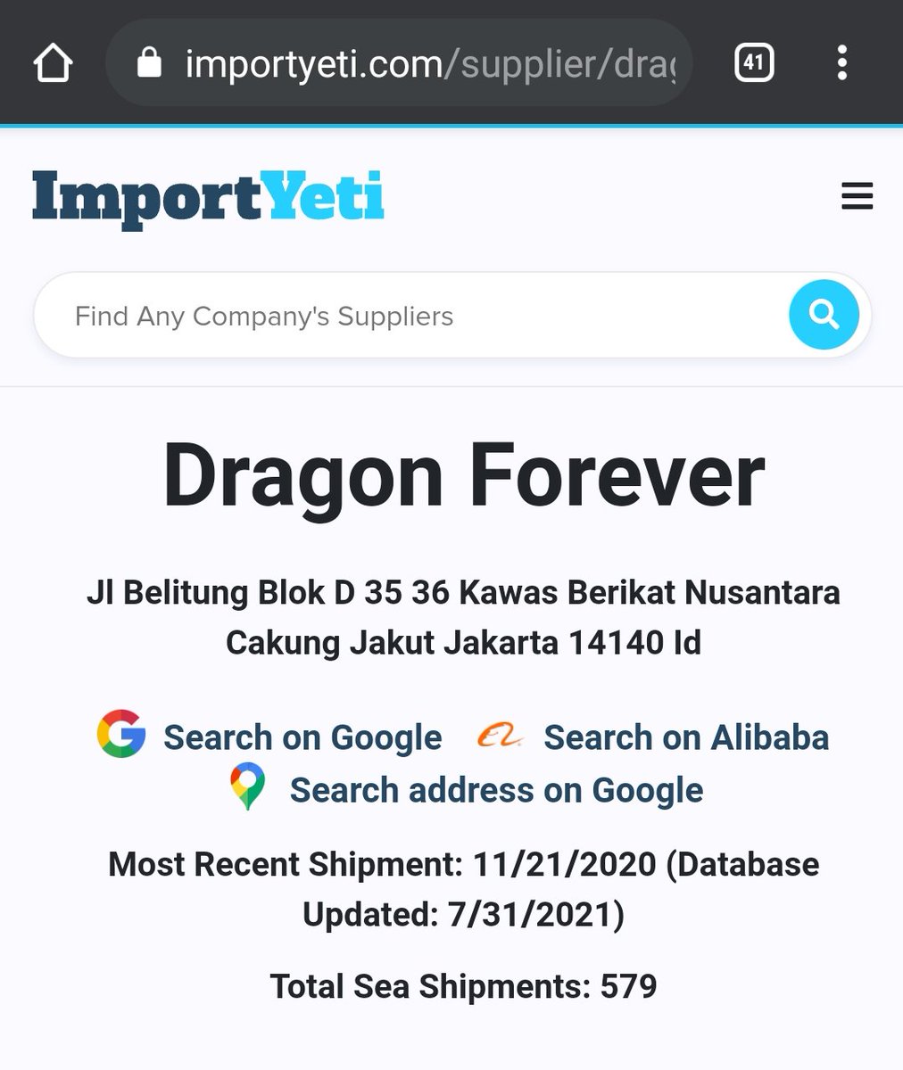 fschiko_'s tweet photo. Wanjiiir nemu situs powerful bener.

Bisa tau perusahaan A supplier nya siapa aja, dari negara mana, supply produk apa aja.
Bisa tau juga supplier itu supply ke mana aja, frekuensinya berapa.

Top supplier nya lululemon dari cakung, mereka supply ke nordstorm &amp; north face jg 😲 https://t.co/qUlWtsVAIL