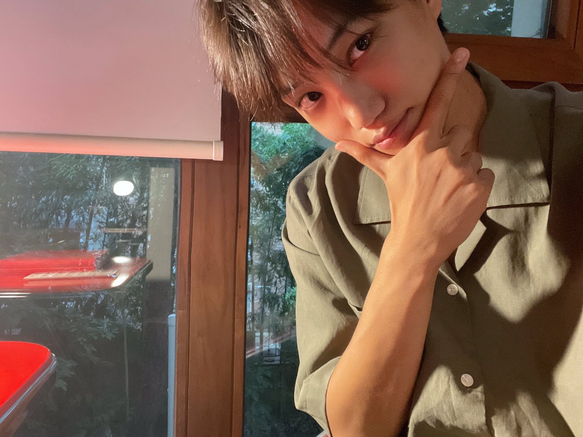 Spacing out on the veranda.