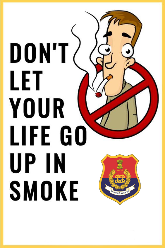 “Smokers don’t grow old…they die young.”
#TobaccoAwareness #NoSmoking #QuitSMOKING
#nosmokingm #PunjabPoliceIndia #IGPLudhianaRange #LudhianaRuralPolice