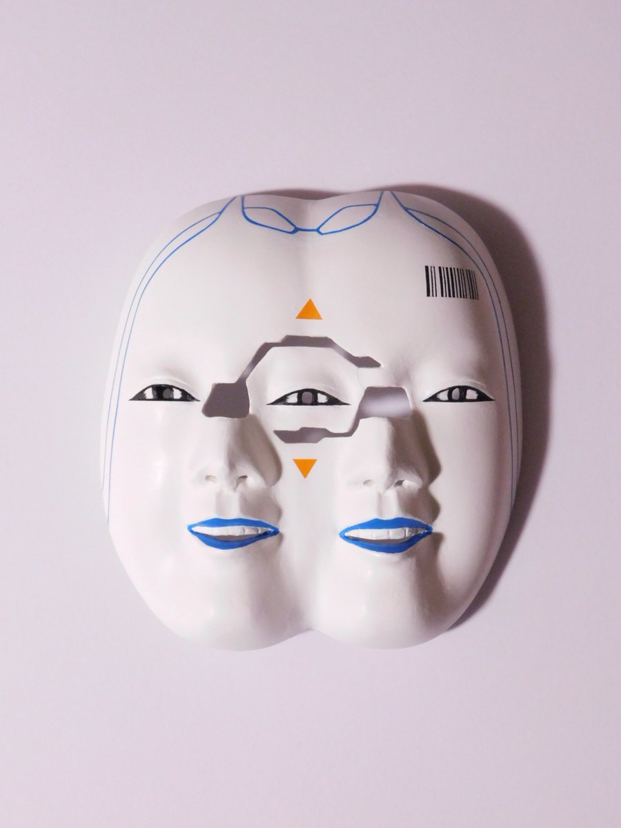 サイバー鰹梅 サイバーパンク能面 Kidousouhei Twitter