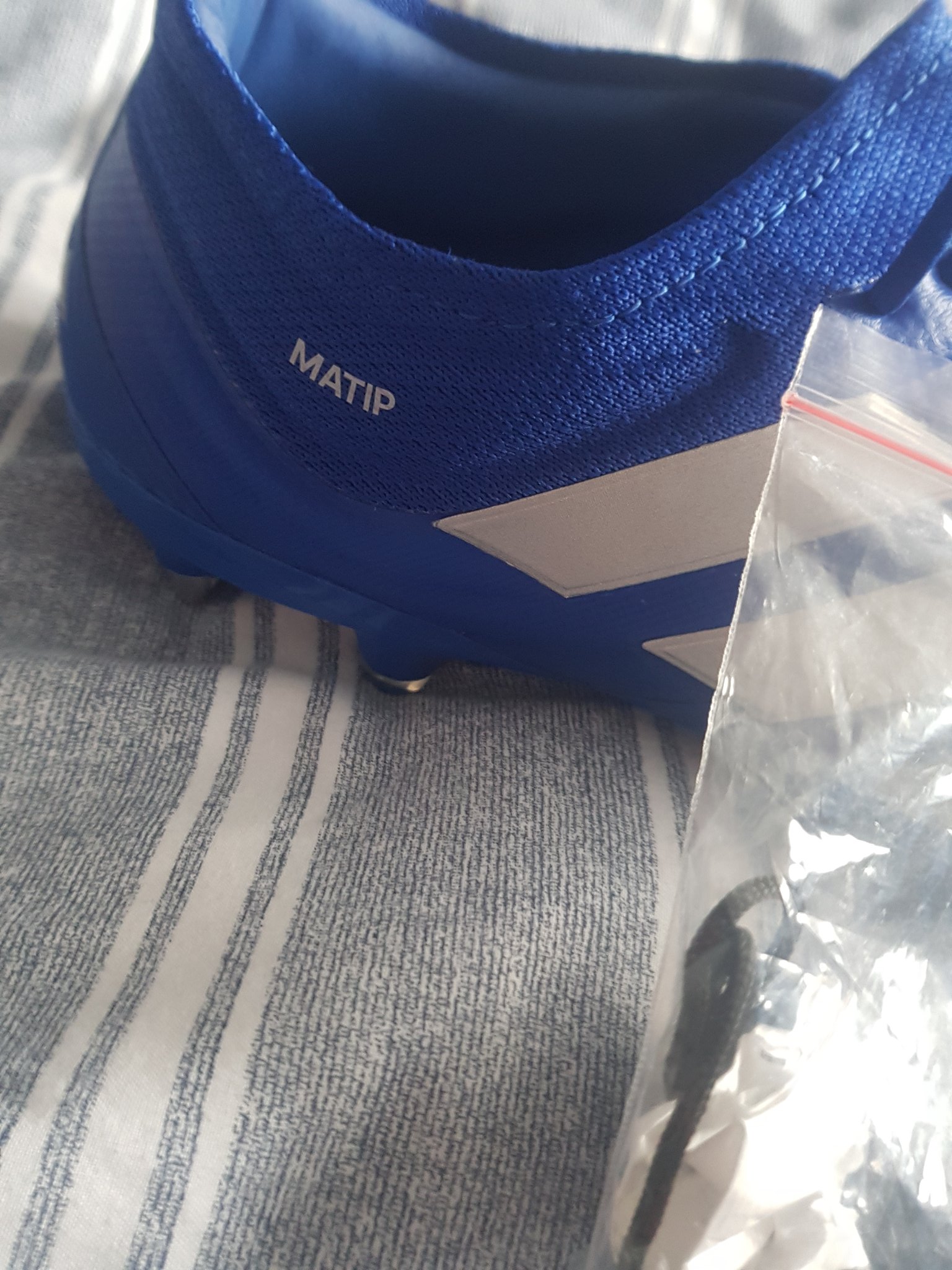 So happy after picking these from an auction win. On what is Joel Matip\s 30th birthday too.  