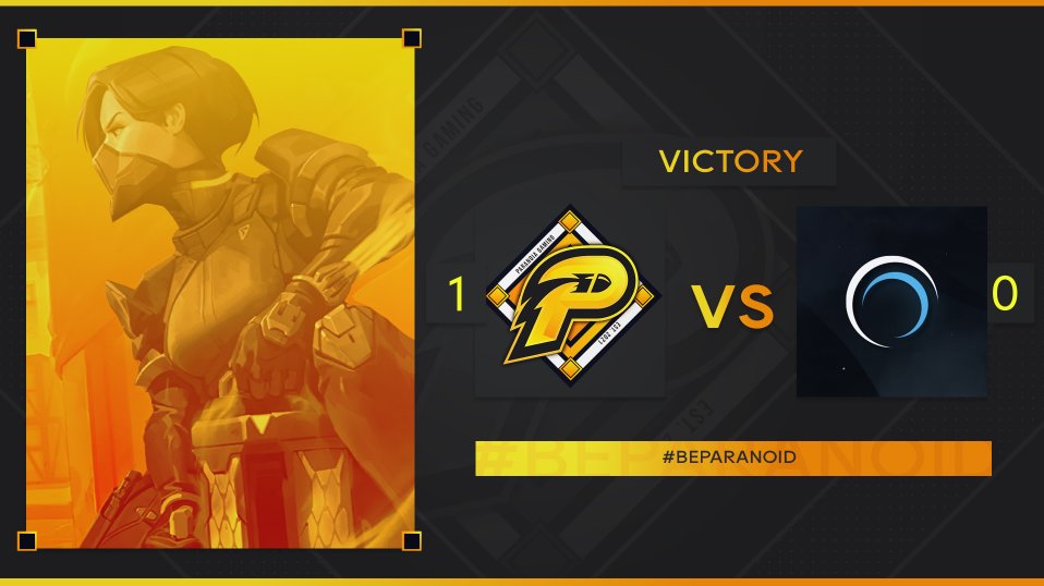 AnticOdium's tweet image. [#PRNGVAL]

Massive 13-7 win on Ascent tonight from our boys to open up our @LPL_Play season in style!!

Massive thanks to @taytems for the amazing casting.

#BeParanoid - #VALORANT - #ParanoiaOnTop