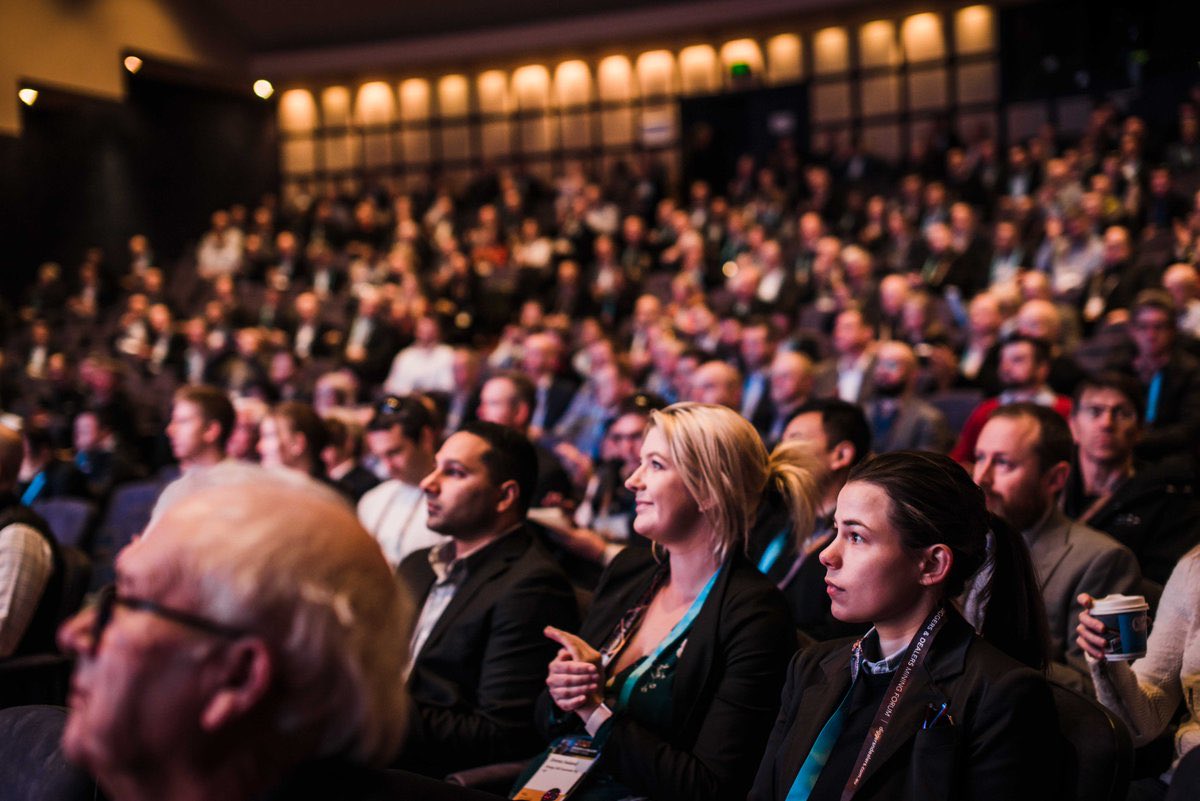 It was good to see a full auditorium! This year was one of our 2nd biggest years with 2500 delegates on-site  #diggersndealers