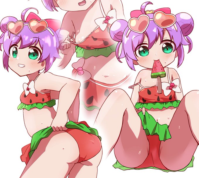 お題箱 M字開脚しながらアイス食べてるスイカ水着らぁら
お題箱 パレオだけめくってむっちゃ水着のお尻見せてくるスイカ水着らぁらお願いします!! 