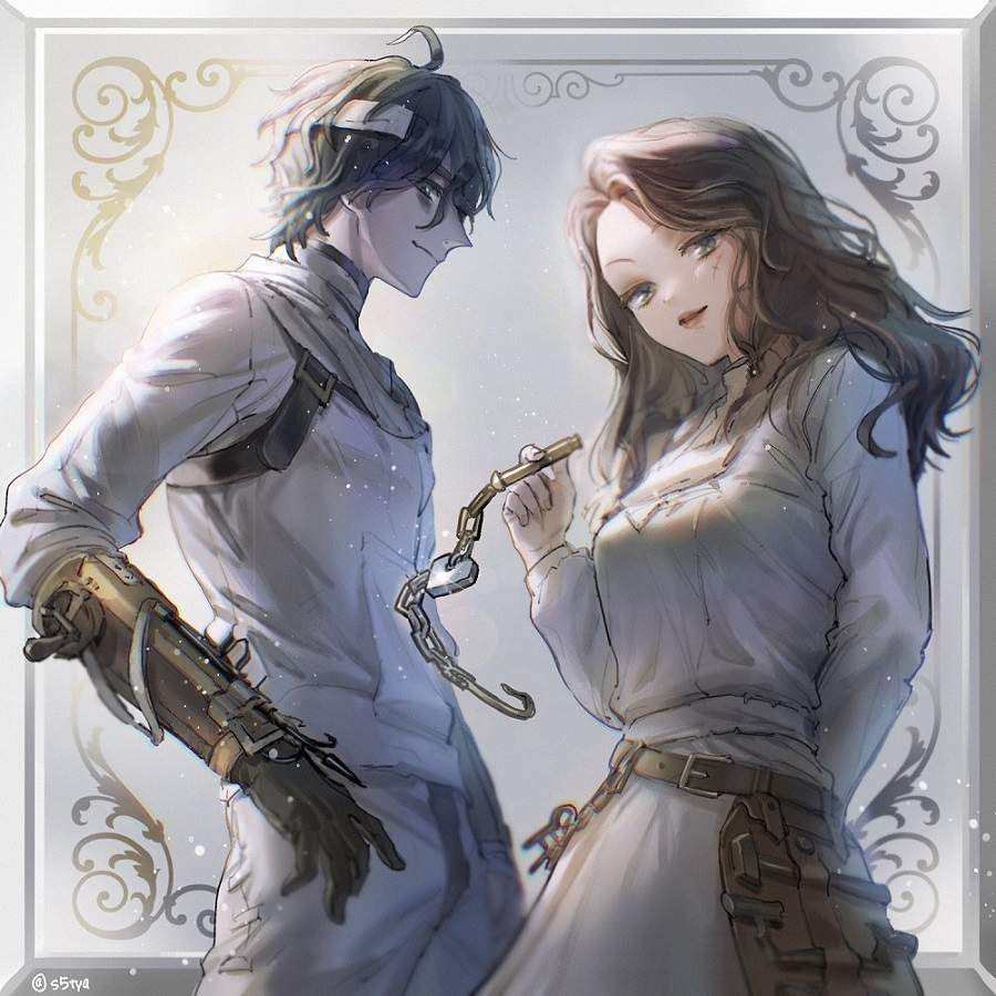 患者と心理学者 第五人格イラスト Identityv