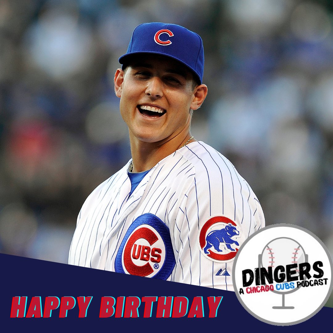 Happy Birthday to forever a Cub the legend. The Captain, TONY, Anthony Rizzo. 