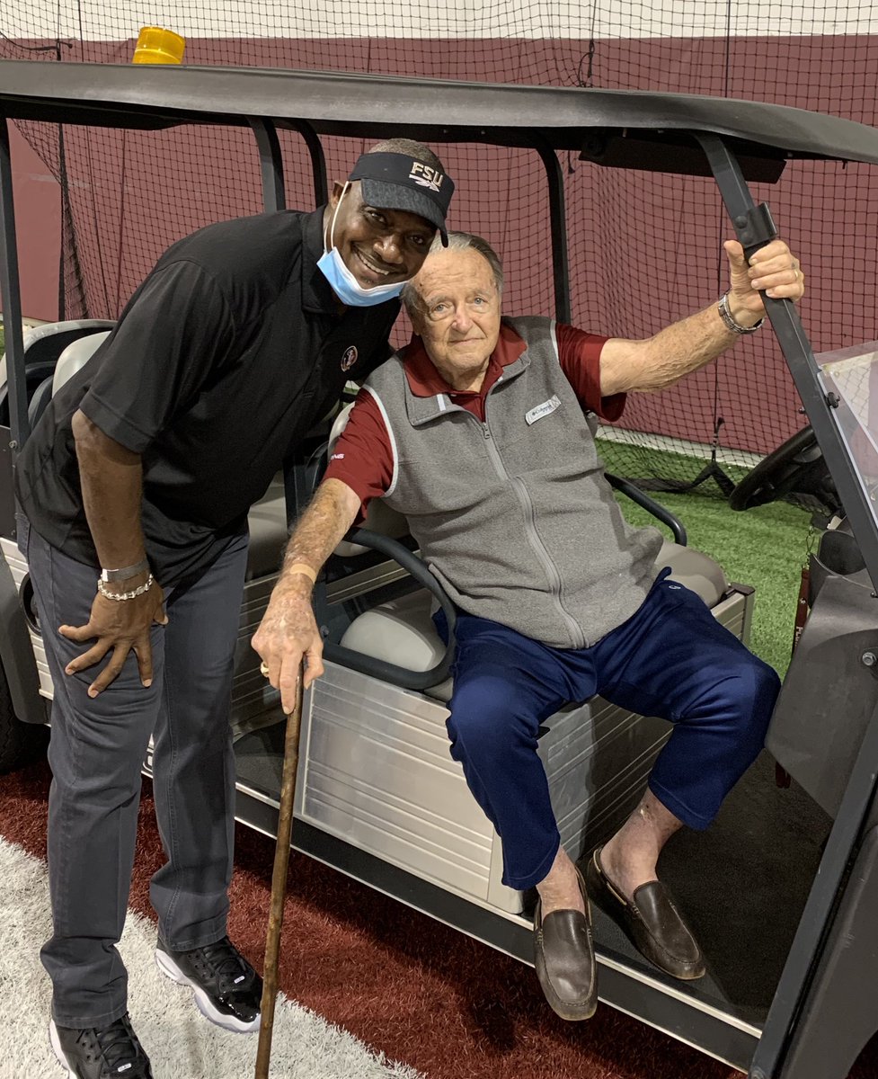 ￼
I thank God for my relationship with Coach Bowden! I am so grateful to play for Coach Bowden.He built into our spirits”Faith,Family,Football” in that order! I will miss him and I hope to honor his legacy with how I live my life. RIP Coach B!