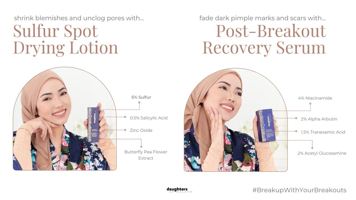 domskincare's tweet photo. Share sikit apa korang shopping untuk 8.8 SALE harini?
Kalau belum shopping lagi, promo price untuk #BreakupWithYourBreakouts combo ni masih ONZ sehingga 11.59 malam ni.
Jangan cakap hakak tak remind... 🤭 https://t.co/R93APMLW10