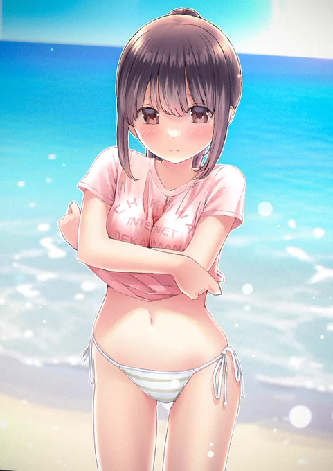 彼女が水着にきがえたら… 