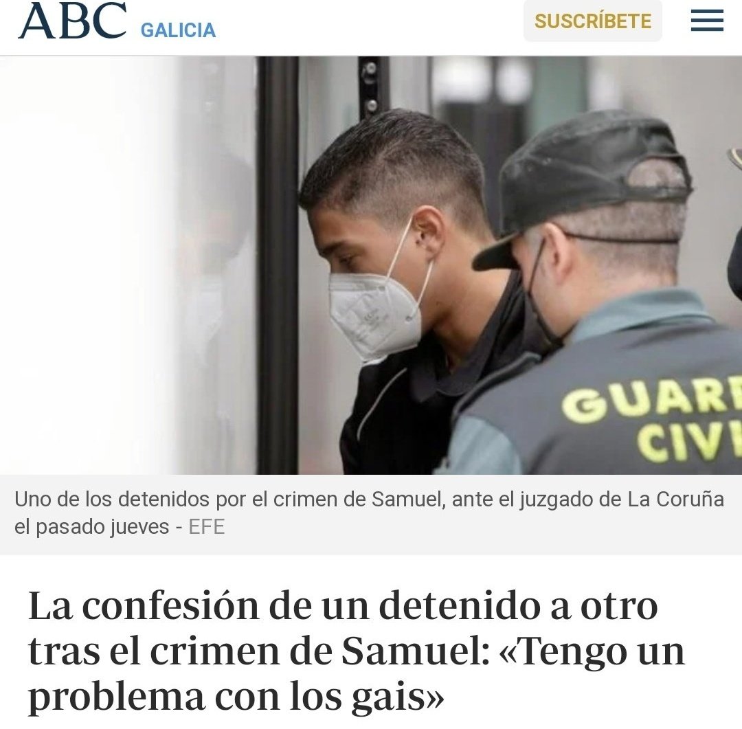 Que calladitos estáis los que decíais  que el asesinato se estaba politizando y que no había habido homofobia. Miserables.