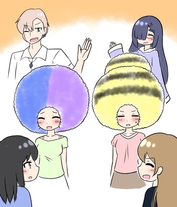 アフロ化のtwitterイラスト検索結果 アフロ化のtwitterイラスト検索結果