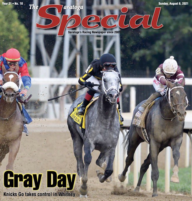 saratogaspecial's tweet photo. Knicks Going, Going, Gone. Relive a thrilling Whitney Day with digital edition 1️⃣0️⃣ presented by @EclipseTBP. 

https://t.co/Ybx6pbJTvR https://t.co/tC13Ijuwc4