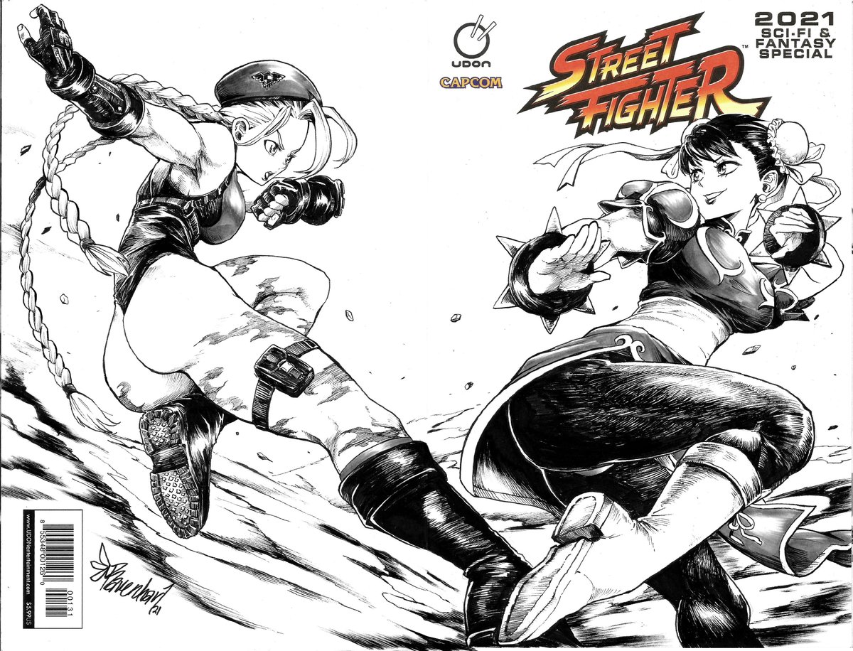 Street fighter on blank cover commission 