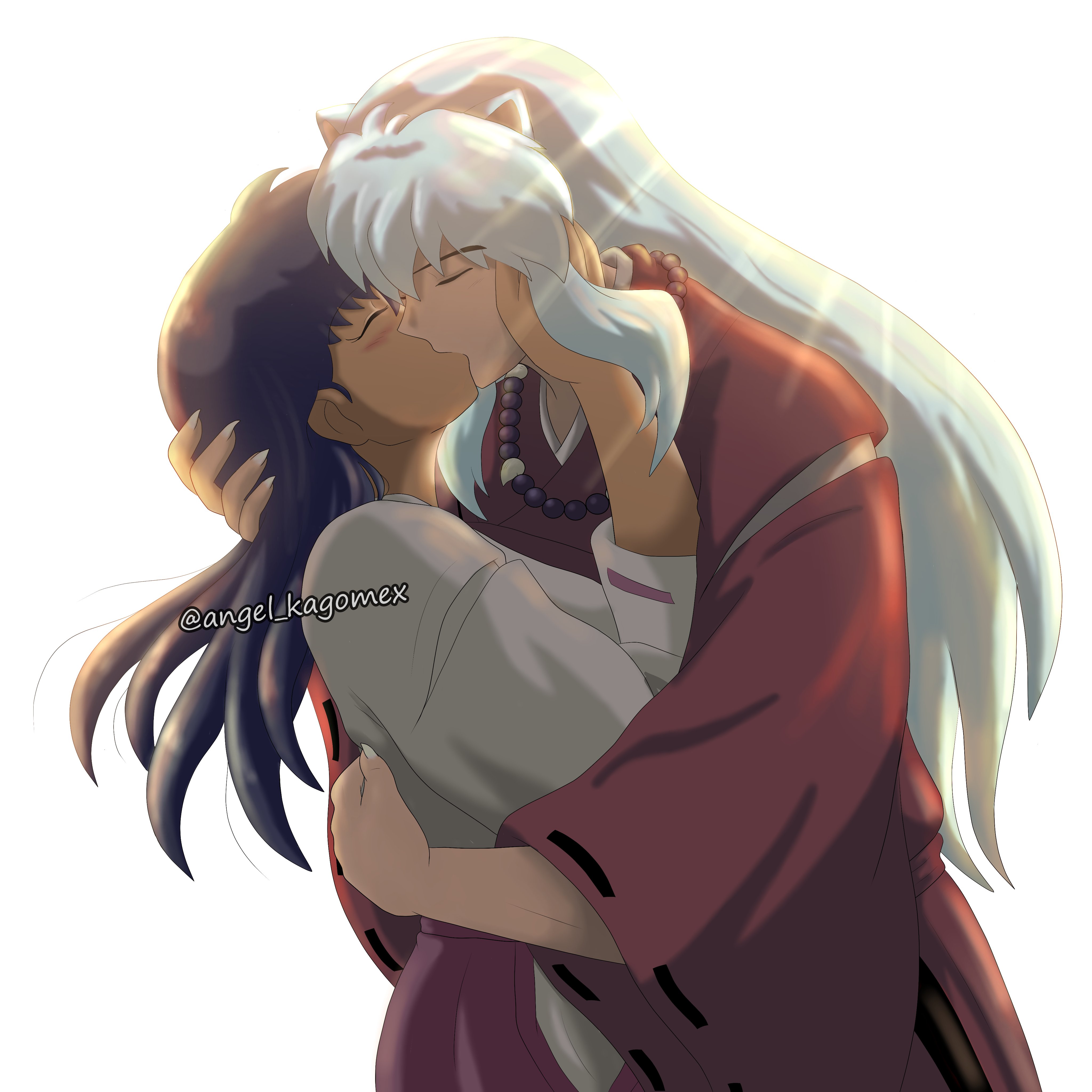 Inuyasha kiss anime sale