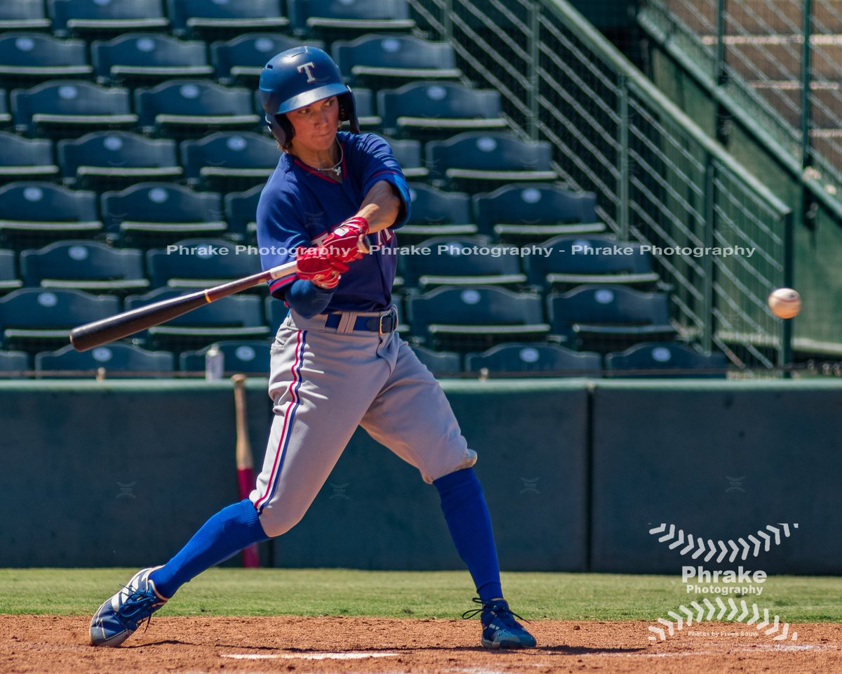 phrakephoto's tweet photo. Career hits 1 and 2 (2B, 1B) for Cameron Cauley (20) ACL Rangers @CauleyCam @HoustonChronHS @BallengeeGroup #StraightUpTX #togetherwe #txrangers #texasrangers #gorangers #texasrangersbaseball #rangersbaseball #LetsGoRangers #losrangers 
@lonestarball @ProspectTimes @aclrangers https://t.co/p5ELepWcXi