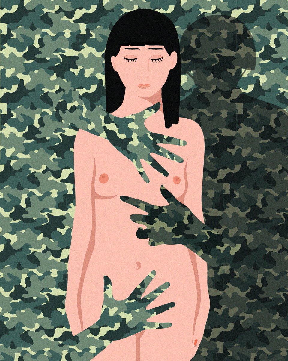 Personal piece inspired from.the article ‘A Poison in the System’: The Epidemic of Military Sexual Assault
By Melinda Wenner Moyer 
<a href="/AnnaGoodsonMgmt/">Anna Goodson Illustration Agency</a> 
#illustration #illustrator