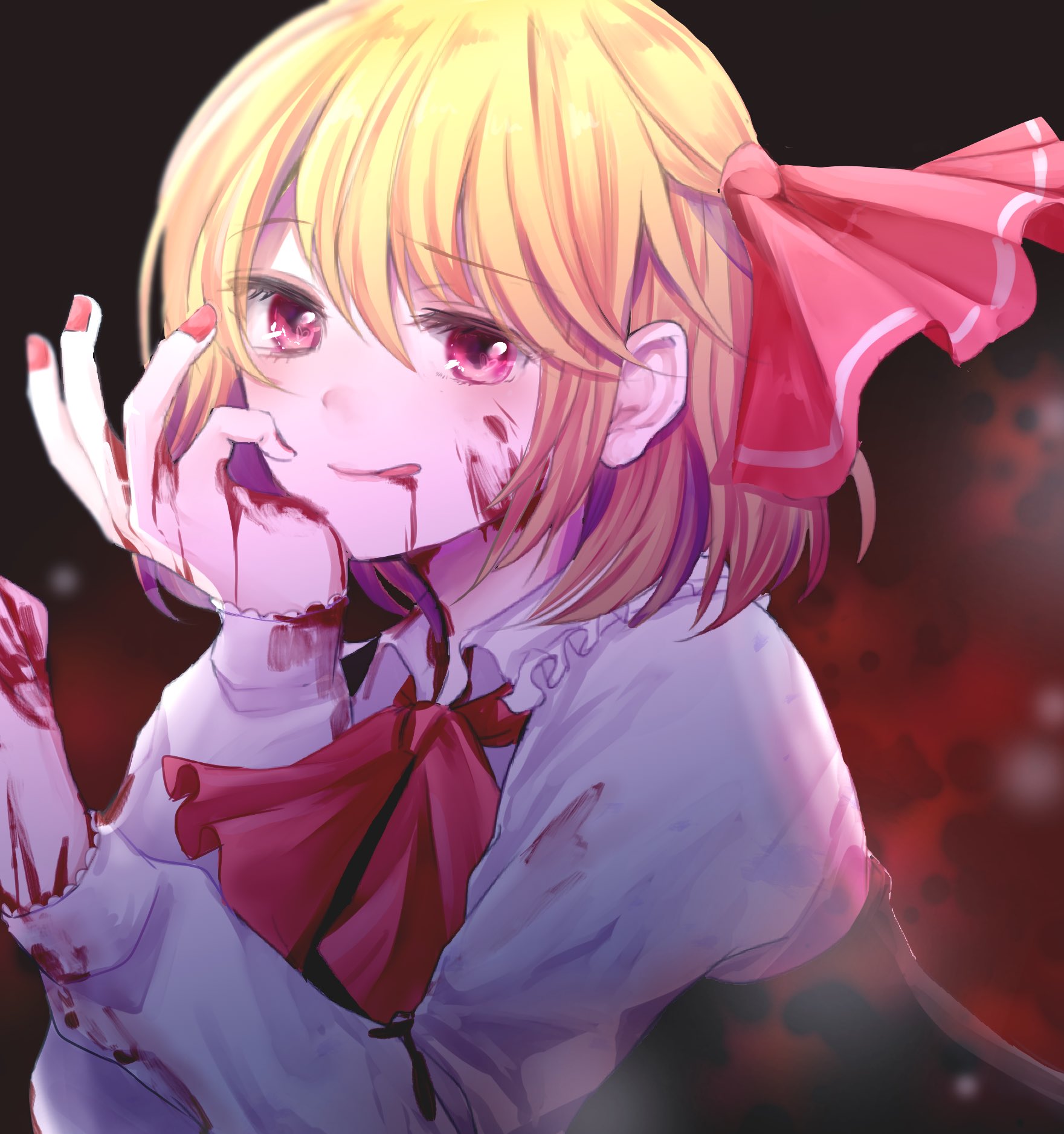 やづきꪔ Skeb募集中 ルーミア 描きました 血注意 イラスト ルーミア T Co U7z9mqi5ej Twitter