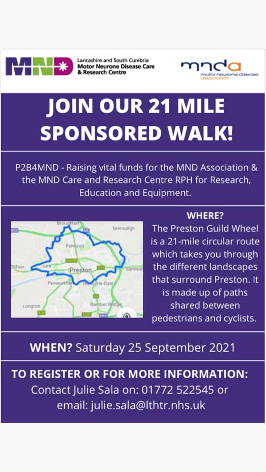 PrestonMnd's tweet photo. Thank you once again Argos for agreeing to support us on our annual walking challenge, your help and support will be truely valued by all our walkers. Only 6 weeks to go team P2B4MND. #MND @donna_peat13 @drsureshchhetri @traceysgarden @PCallagher 
https://t.co/G8Pwqw6Txl https://t.co/qdlYQyF5Fd