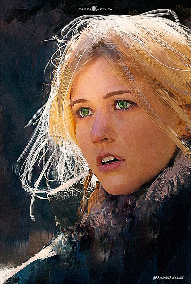 WOW! We just came across these two incredible digital paintings by @KarenKeslen of Sonya and Jorge and needed to share them! 
You can see more of her work here: artstation.com/karenkeslen
#MazeRunner #ScorchTrials #DeathCure