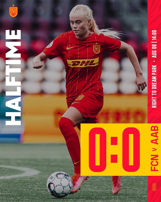  0-0 at the break in the season's first Gjensidige Women's League ...