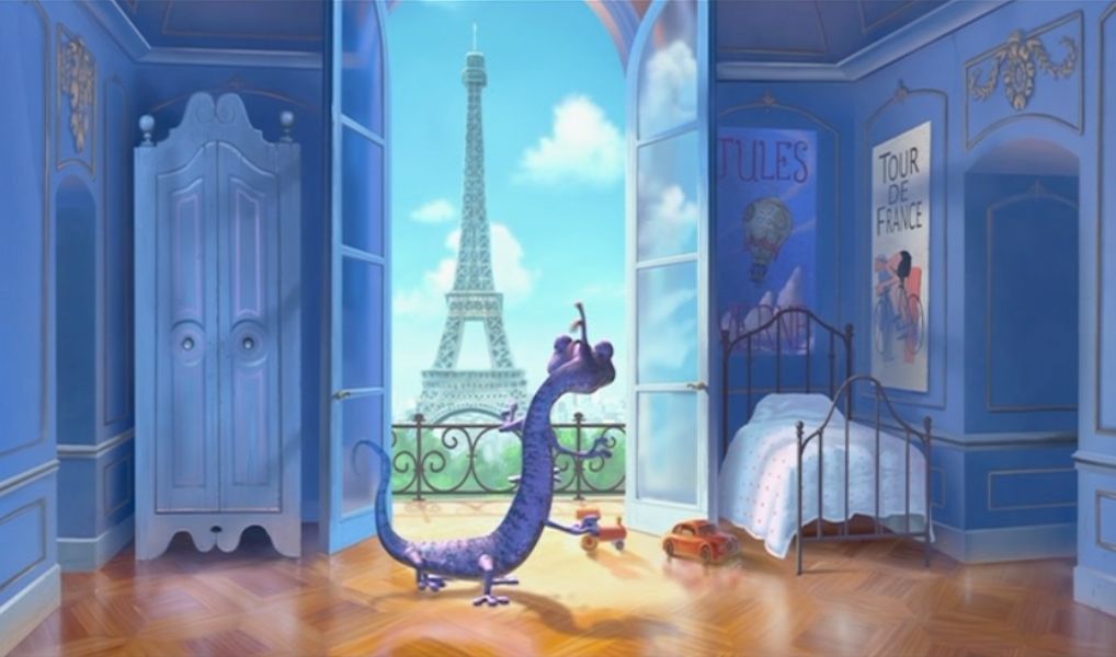 ピクサー映画では、『レミーのおいしいレストラン』の舞台として登場