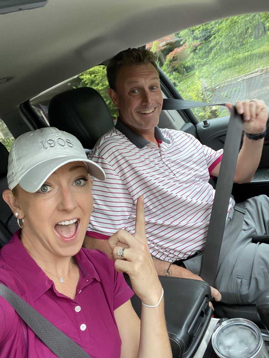 rsampson011's tweet photo. 2 rounds down, 1 to go. Battling the boys for the All-City with my best half. Let’s throw some darts today l, @jeremysampson10! ⛳️🎯👊🏻💥 https://t.co/OjG0IayRYE