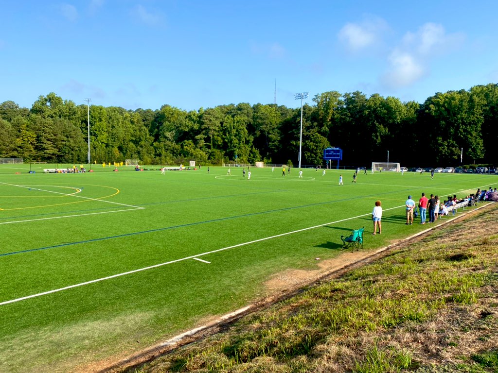 wakefutbol's tweet photo. Early morning views ☀️⚽️
🔵⚫️⚪️
#theWAKEFCway // #NPLShowcase https://t.co/HiQxckydIC
