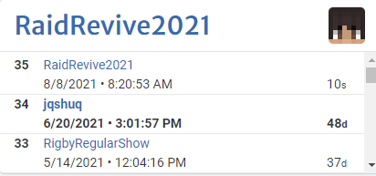 RaidCollective's tweet photo. Shoutout to @Jqshuq for changing his name to #RaidRevive2021!!! 😂 He's great 💯 https://t.co/nBsKs6NK8e