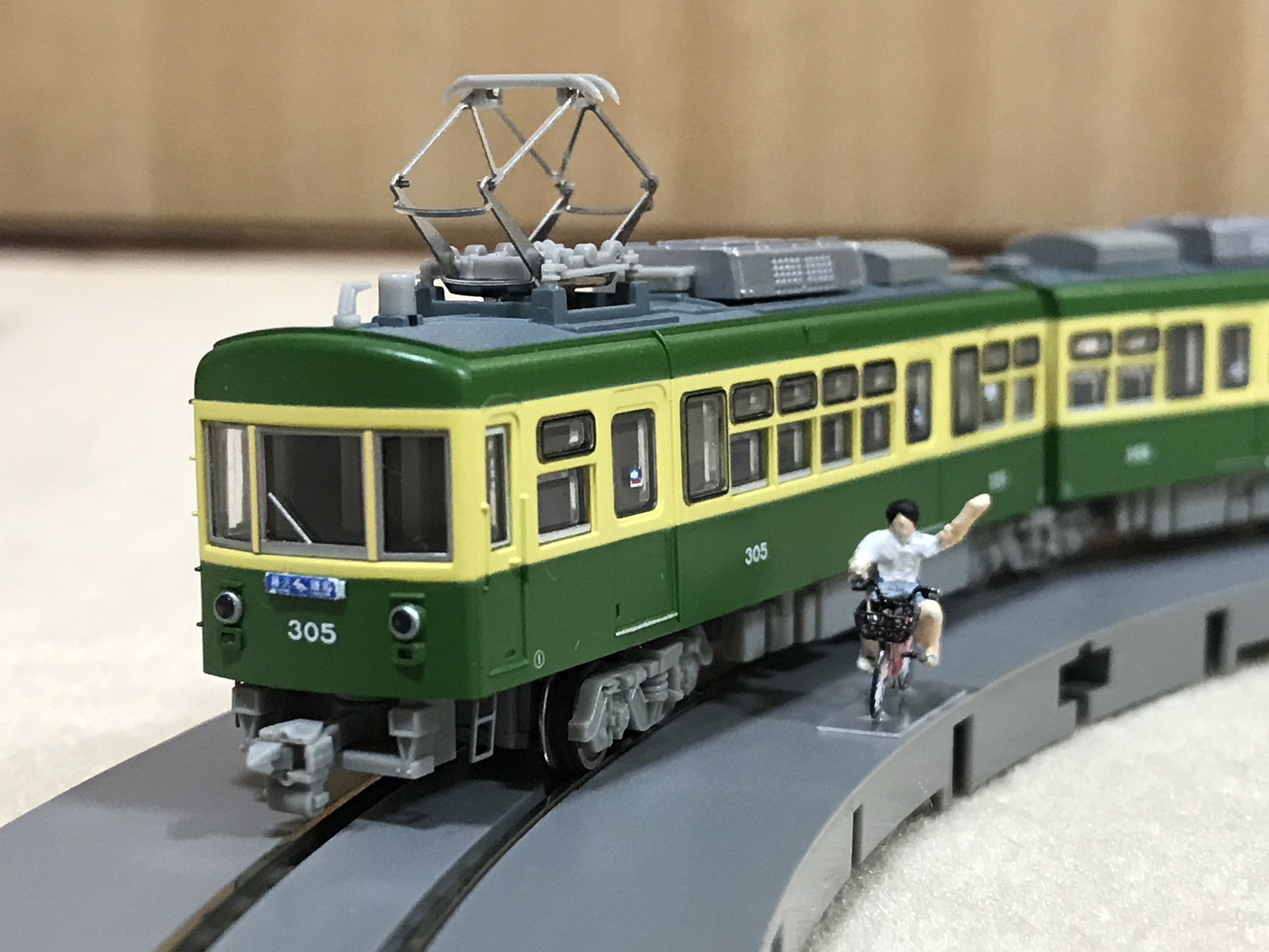 江ノ電ジオラマSLAM DUNK踏切前　スラムダンク　電車　列車　模型 江ノ電ジオラマSLAM DUNK踏切前 スラムダンク 電車 列車 模型