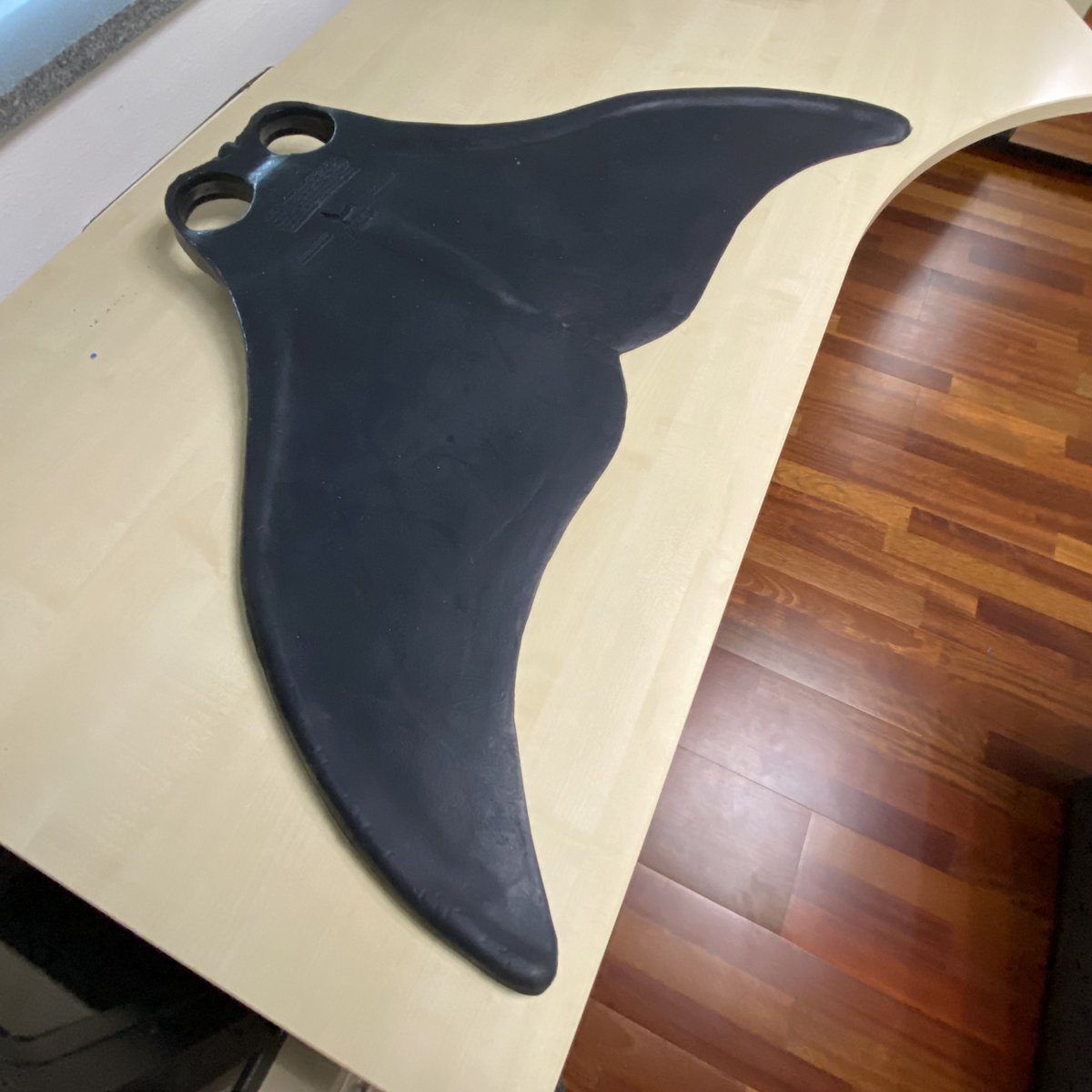 I was out with my whale tail from Mertailor yesterday and again found it too soft for swimming. How about I laminate a sheet of Worbla or similar to it to make it stiffer? Does that sound like a bad idea to you?