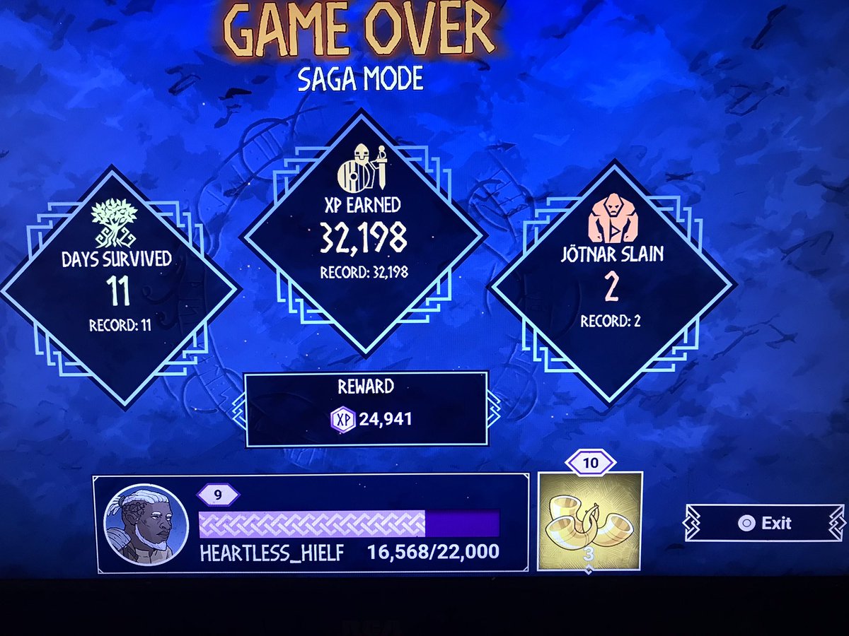 jesterMcMoon's tweet photo. I’ve also been playing tribes of Midgard with my girlfriend and having a great time. It’s a fun challenge and for some reason cutting trees is so therapeutic.😂 I guess I was a lumber jack in a past life. 
/
\
/
\
/
#TribesOfMidgard #GamingCouple #HighestRecord #FunChallenge https://t.co/lI6nBLsju5
