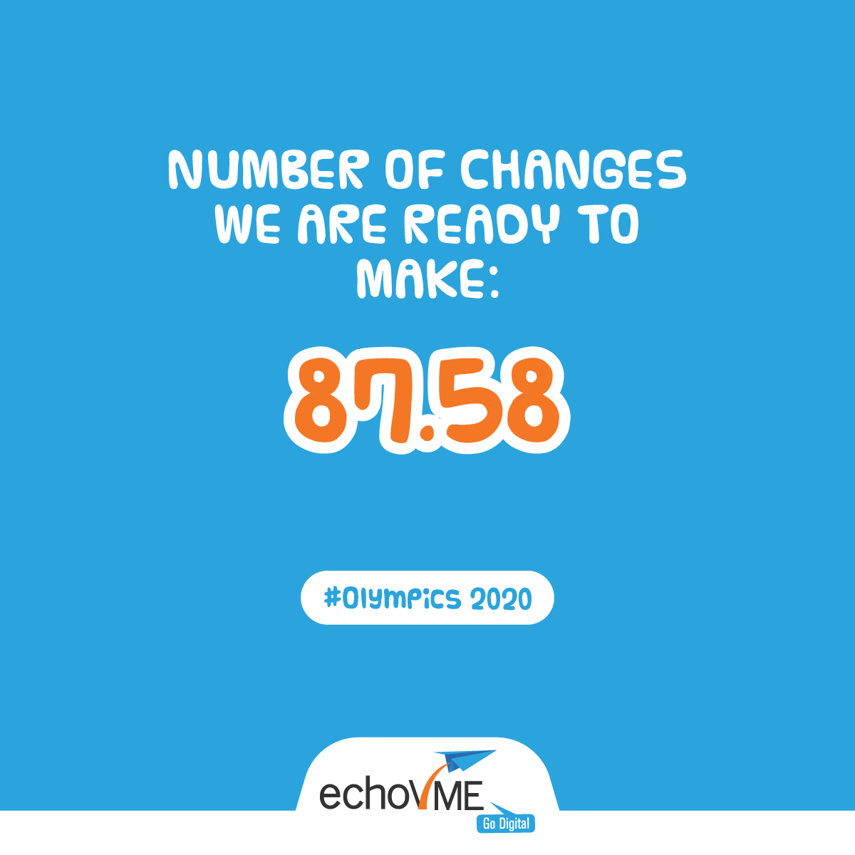 echoVME's tweet photo. The number which got a billion smiles. π
Thank you Neeraj Chopra for making the country shine in GOLD. π₯
#neerajchopra #olympics #olympicsindia #olympics2020 #echoVMEans #echoVME https://t.co/YkXIYWLjFn