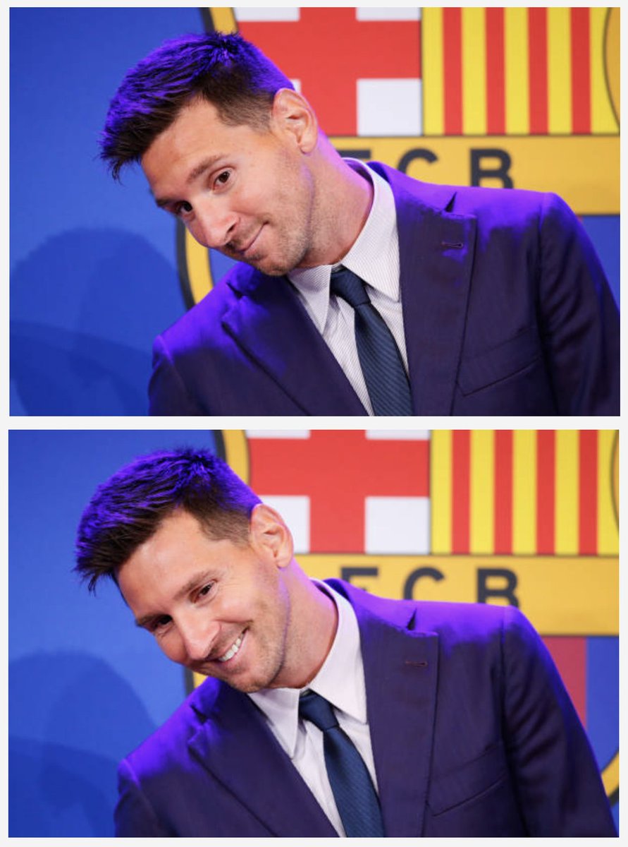 zanoni's tweet photo. en el medio de la conferencia, Messi le hizo esta carita a sus hijos https://t.co/iPftUjNB4M
