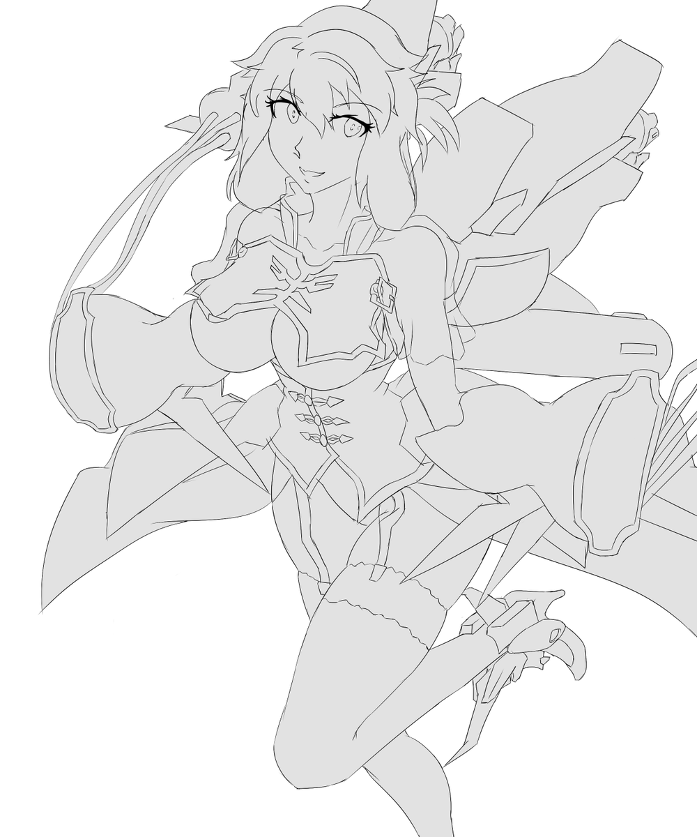 モチベを取り戻すべくローゼンちゃんを描くぞ 