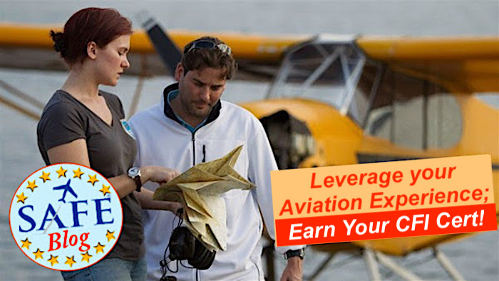 SAFEPilots's tweet photo. Leverage your aviation experience; earn your CFI cert. https://t.co/cBK3VKZbn0 GA needs more committed, lifetime CFIs. Read the SAFEblog #flySAFE #SAFEpilot #CFIpro https://t.co/CNMnnnie1c