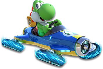 ちなみにヨッシーのマリカ8の公式イラストがこれ アズラ カロンのイラスト