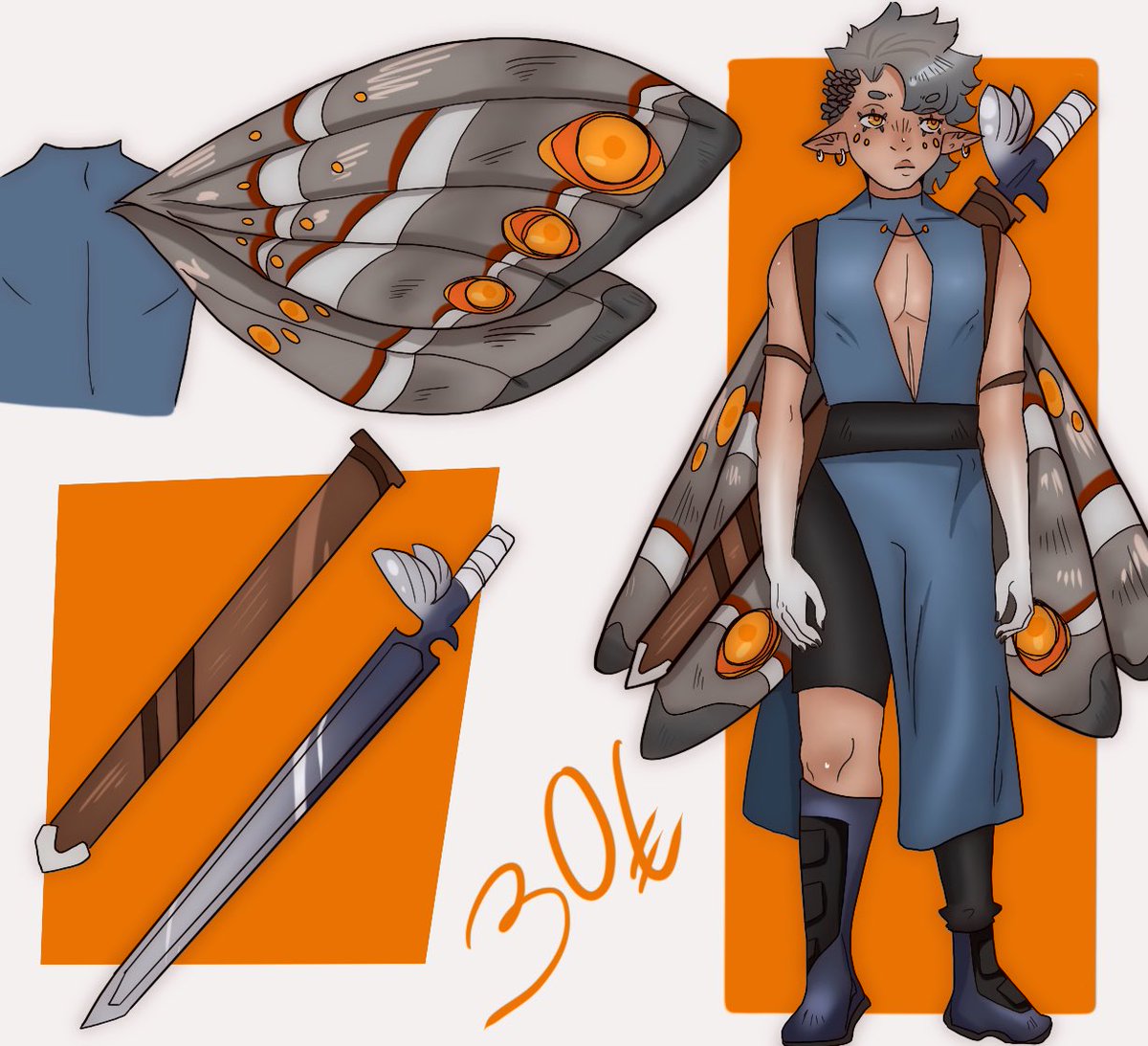 Artcanes's tweet photo. Je vends ce petit mothdoptable à 30€ ! Uniquement PayPal.
#adoptable https://t.co/KzZDmmi4a2