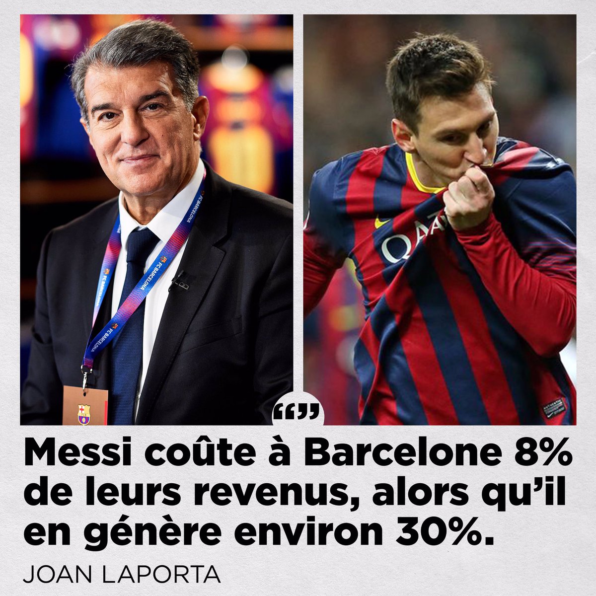 OroPessi's tweet photo. @Julien5Muller @jpmilou @levraiscw Pour la culture
Le salaire de Messi paraît immense pour des gens lambda comme nous mais en réalité c’est la gestion de la plus value qu’apporte Messi qu’a été catastrophique https://t.co/fDzoTEBHQY