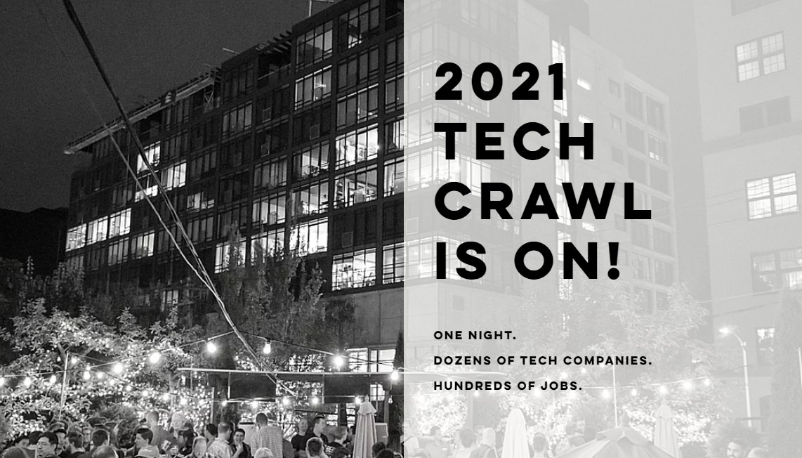 theTechCrawl's tweet image. So @CrowdStreet, @logicalposition, and @portlandgeneral walk into a bar...
Oh wait, this isn&apos;t a joke 😉 It&apos;s #TechCrawl on 9/9/21 at @WhiteOwlSocial!