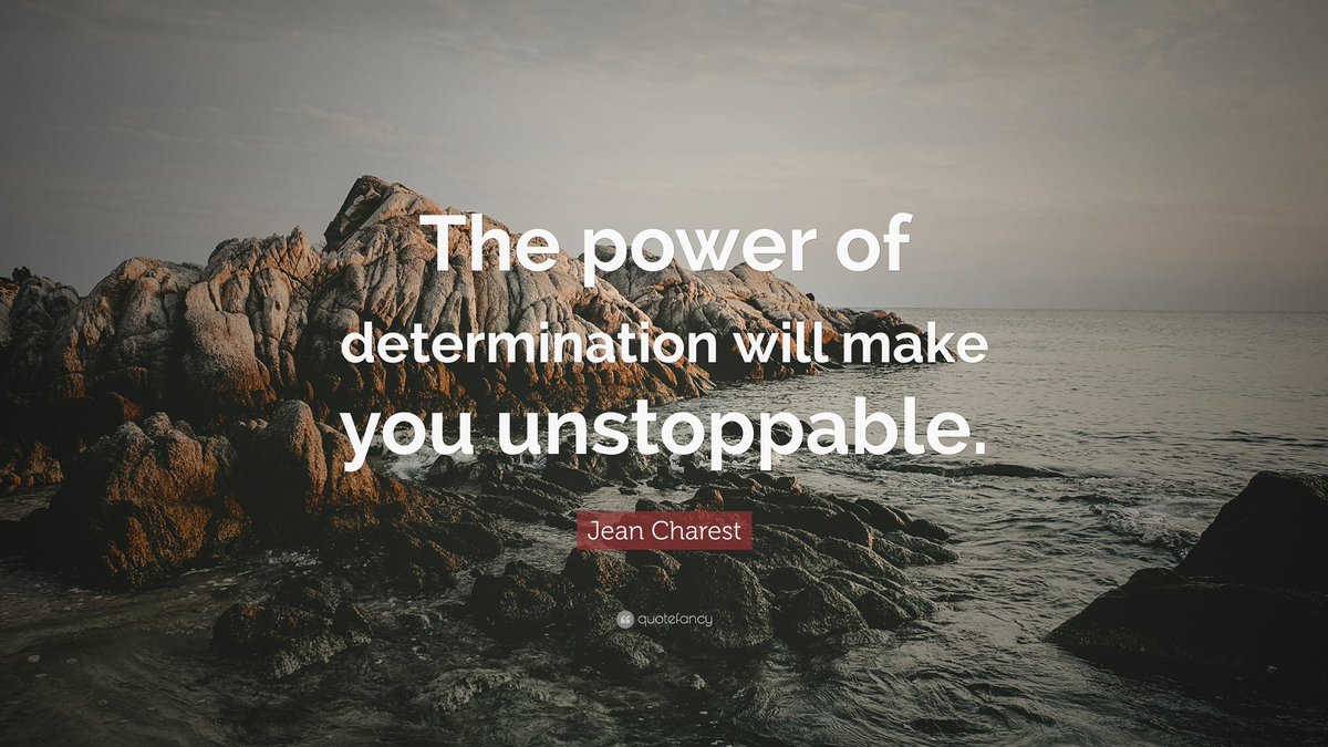 Your determination takes over your ability when you want something bad enou...