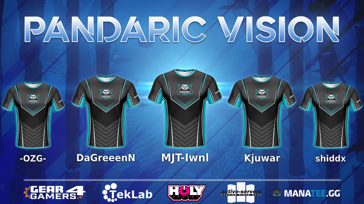 PandaricEsports's tweet photo. #Teamvorstellung

Heute stellen wir euch unser 3. Team vor!🔥

Pandaric Vision startet in der Div. 4 der @99DAMAGEde Saison 18! 
Letzte Saison konnte man die Relegation leider nicht gewinnen... Also auf ein Neues!💪

Wir wünschen euch Viel Erfolg Jungs!🐼🍀 https://t.co/IRfjsa2298