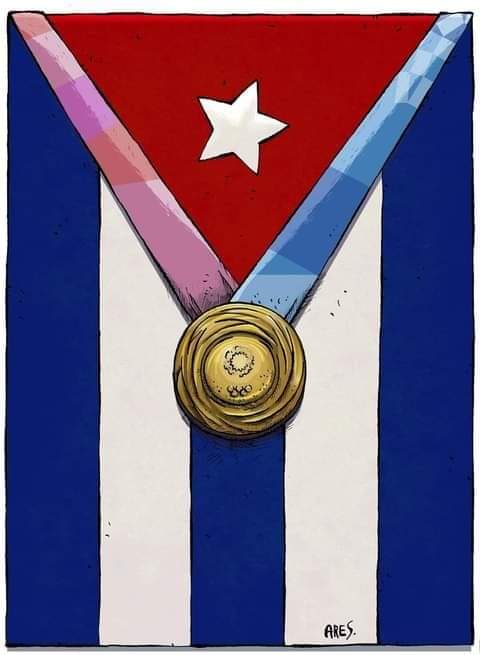 DiazCanelB's tweet photo. #Cuba terminó #Tokyo2020 en el lugar 14 del medallero entre más de 200 delegaciones. Es inmenso el orgullo que sentimos por nuestros deportistas y la obra impulsada por #Fidel. En días como hoy reafirmo la convicción de que nada es imposible para la Patria. ¡Seguiremos ganando! https://t.co/BD4DaOw5js