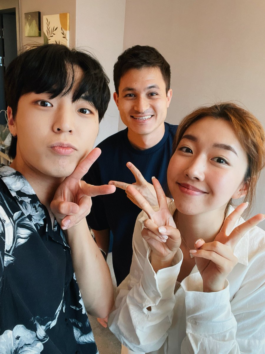 Had a blast shooting with @sunnyandchris_ today! Guess what we filmed 🤔 #newfavoritesnacks